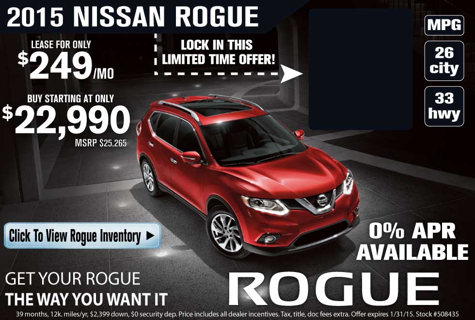 Nissan rogue lease rates #6
